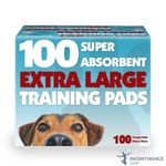 100x Drylife Super Absorbent Extra Large Dog/Puppy Training Pads - 60cm x 90cm