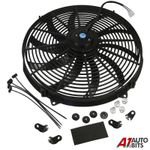 16" 16 Inch 160W 12V Universal Push/Pull Car Electric Slim Radiator Cooling Fan