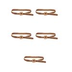 Adjustable Boho Waist Belt for Women Reusable Raffia Blend Fashion Accessory