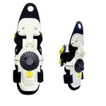 Motorcycle Wrist Guard Support White Acid Yellow M L Protective Riding Gear UK