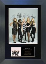 GIRLS ALOUD Signed Mounted Reproduction Autograph Photo Prints A4 189