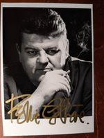 Genuine hand signed 6x4 photo of Robbie Coltrane. (Cracker, Harry potter)