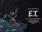 E.T. The Extra Terrestrial 1982 quad poster print 30x40" Steven Spielberg FREEPP
