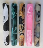 ACRYLIC PEN BLANKS X 5  18mm x 125mm - Set 6: Aquarium - Free Postage