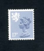 GB - SCOTLAND 1984 17p Machin (Type I) SG S43 MNH