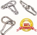 Smart Value: STAINLESS STEEL & GALVANISED carabiner clips Heavy Duty Small Large