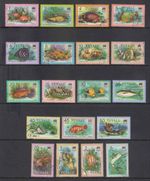 Tuvalu 1979 sg105-122 Fish Pictorial Set Of 19 Used B183