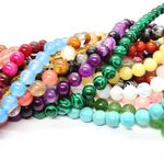 Semi Precious Gemstone Beads Jewellery Making Round Natural Stone 4 6 8 10mm