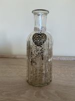 NEW VINTAGE STYLE GLASS BOTTLE - VASE - ORNAMENT - HOME DECOR - GIFT - XMAS