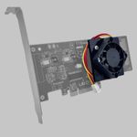 LSI 9211-8i Active Cooling Kit 40mm Fan 3 Pin for NAS Server with HBA / RAID