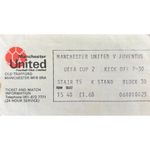 1976 Manchester United V Juventus Used Match Ticket Stub UEFA CUP 76/77 Rare