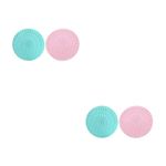 4Pcs Silicone Brush Cleaning Pads Reusable Durable for Makeup Tool Cleaning