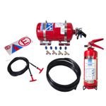 SPA Design Fire Fighter Mechanical Fire Extinguisher 4.0L & 2.0kg Rally Package