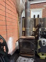 Cast Iron Wood Burning Stove Log Burner