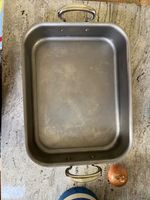 Mauviel M’Cook Large Stainless Steel Roasting Pan - 40 x 30cm
