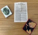 1923 Panama Canal Souvenir Playing Cards 6th Ed USPCC Complete Joker Leaflet