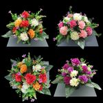 Grave Artificial/silk flower Grave pot arrangement in memorial Crem Pot funeral