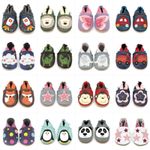 Dotty Fish Soft Sole Leather Baby Shoes Toddler Infant Girls/Boys 0-6mth- 4-5yrs