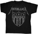 Metallica Don't Tread On Me Child Kids Black T Shirt Metallica Boys/Girls Tee