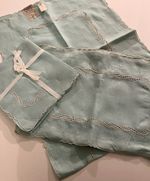 VTG Linen 17 Pc. Set, 8 Placemats & Napkins, Runner-NWT Lansburgh's Wash., DC