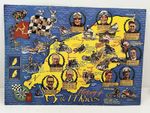 Vintage History Of TT Races Map Competitors Large Souvenir Postcard