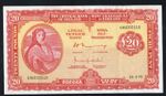 Central Bank of Ireland, 20 Pounds 1976 VF/XF/V11