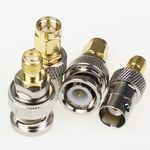 4PCS 12Pcs BNC to SMA Type Male Female RF Connector Adapter Test Converter Kit