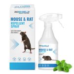 ROSHIELD Rats & Mice Repellent Spray Extra Strong Organic Peppermint Oil Formul