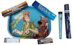 SCOOBY DOO Cartoon Metal Roll Tray Gift Set Elements Rizla Paper Tips & Tube