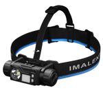 IIMALENT HT50 LED Head Torch Rechargeable, 3000 Lumens Super Bright Headlamp