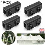 4Pcs Pop-up Gazebo Replacement Connector Spare Parts Rectangular Bracket Set-UK