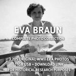 Eva Braun Private Photo Archive – 3,205 Original WWII Images – 11GB USB