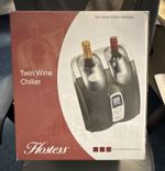 Hostess HW02MA Twin Thermoelectric Wine Chiller, Digital Display, Black