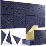 1pcs Soundproof Wall Stickers Square Foam Panels  Background Decor