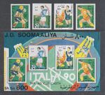 Somalia 1990 Mint MNH FIFA World Cup Football Italy Championships Players