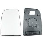 For Mercedes Sprinter 2006-2019 Upper Door Wing Mirror Glass Left Push On Round