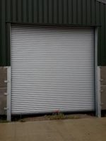 roller shutter door tube motor operated 1ph  3000 x 3000 Galv  £685+ vat