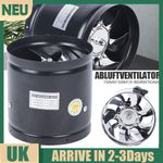 High Temperature Inline Duct Extractor Fan 150mm Chimney Flue Liner Ventilator