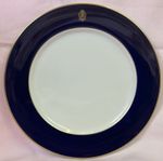 Vintage Queens Regiment Dinner Plate, Military Crockery, Dudson, c 1991