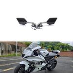 Rearview Mirrors W/ Turn Signals LED lights For YAMAHA YZF R1 YZF R6 YZF R7 CNC