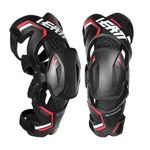 Leatt 2024 X- Frame Knee Braces Black Red  Motocross MX Off Road Quad Protection