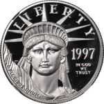 1997-W Platinum American Eagle $50 NGC PF70 Ultra Cameo STOCK