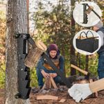 1/2pcs Firewood Splitter Manual Wood Log Splitter Wall Mounted Handle with Bag