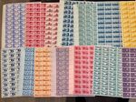 TEN MIXED ~ U.S. MINT SHEETS 1945-1958 Most 3₵  Sheets MNH F-XF - ORIGINAL Owner