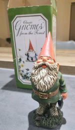 Rien Poortvliet Classic Gnomes From The Forest 99804 Wil With Axe Rare Item