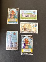 St Vincent Postage Stamp Set 1970 MNH St George’s Cathedral
