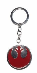 Star Wars Rebel Alliance Red Enamel Metal Keychain Keyring