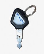 Kubota CHIPPED 459A Equipment Key - This Key Works Alongside Your Red Key.