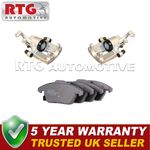 Rear Brake Calipers + Pads Fits Jaguar XF 2008-2015 XJ 2005- XK 2006-2014
