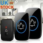 Wireless Door Bells Waterproof 1000ft Long Range Plug in Home Cordless Doorbell